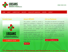Tablet Screenshot of ijbsans.com